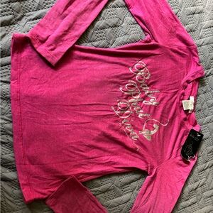 Baby Phat Fuchsia Long Sleeve Tee